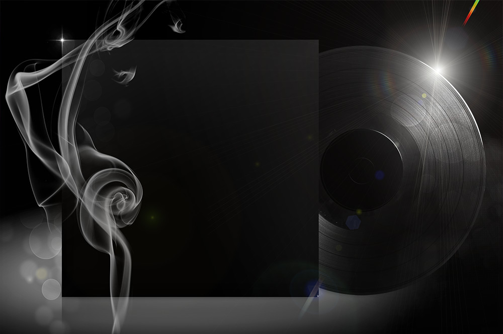 Smoking Hot Vinyl Record Cover Graphics Generator